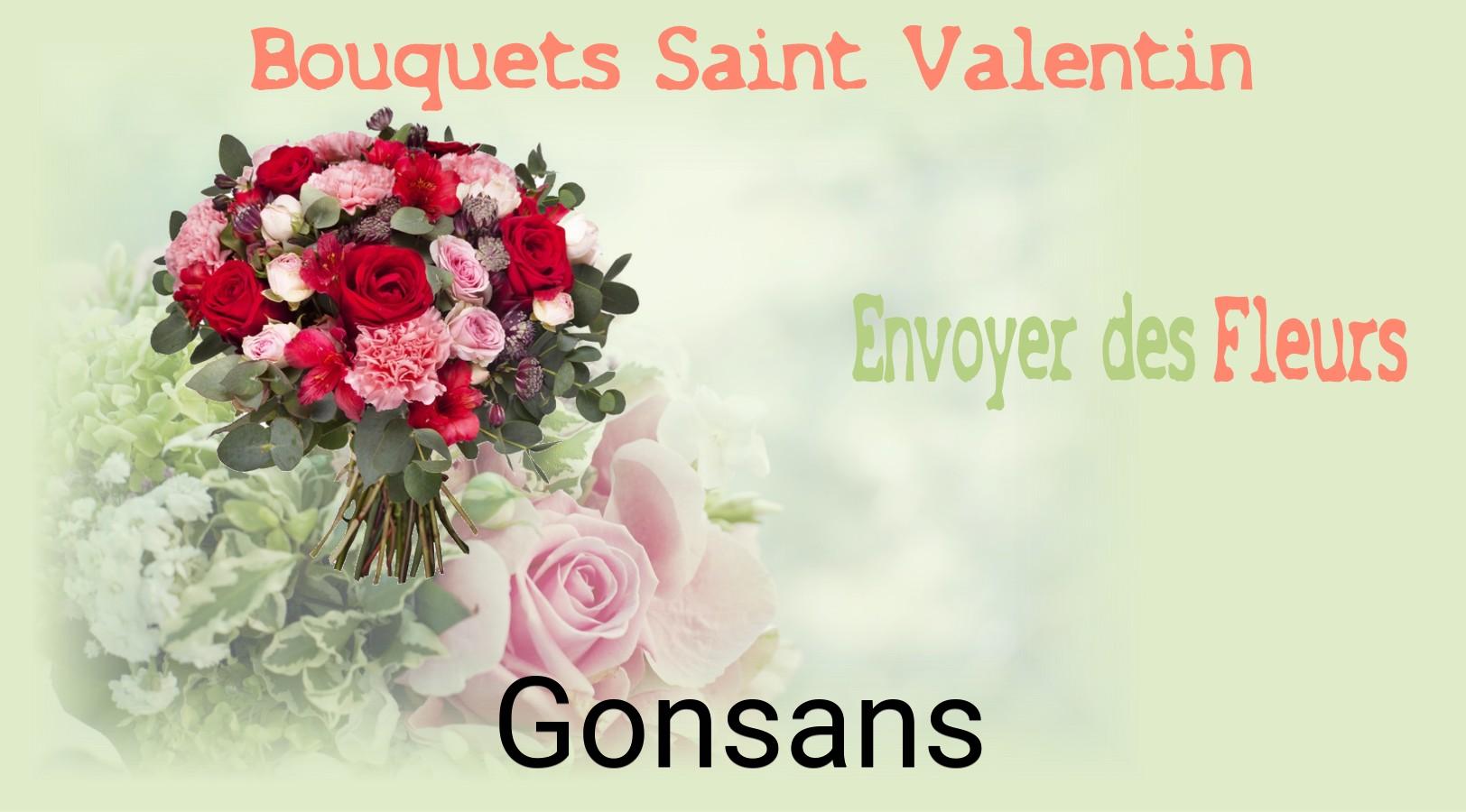 Roses de Saint-Valentin livrées à Gonsans